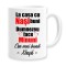 Cana alba personalizata &quot;La casa cu Nasi buni, Dumnezeu face minuni&quot;, INOVATIX&reg;. 330ml