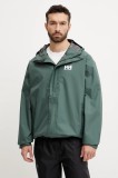 Helly Hansen geaca SEVEN barbati, culoarea verde, 62047