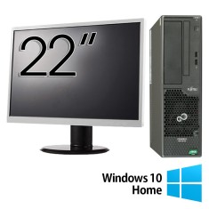 Pachet Refurbished Calculator Fujitsu Primergy MX130 S2, AMD FX-4100 3.60GHz, 8GB DDR3, 500GB HDD + Monitor 22 Inch + Windows 10 Home NewTechnology Me foto