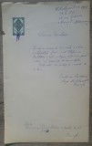 Cerere eliberare certificat absolvire/ Scoala de Fete Bucuresti 1908