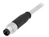 Conector M8 Tată 3 PIN cu Cablu 5m PVC