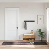 VidaXL Covor lavabil, antracit, 80x300 cm, antiderapant