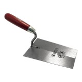 Cumpara ieftin Mistrie inox, Olejnik, trapez, ingusta, 180 mm, maner lemn, rosu