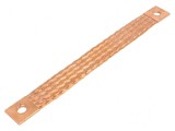 Bandă de &icirc;mpăm&acirc;ntare de 70mm2 &Oslash;1: 13mm &Oslash;2: 13mm L: 400mm