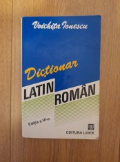 Voichita Ionescu - Dictionar latin-roman foto