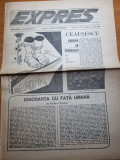 Ziarul expres 27 aprilie-3 mai 1990-art. ceausescu trebuia sa vorbeasca