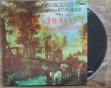 W. A. Mozart, Symphonies 73, 74, 221// disc vinil