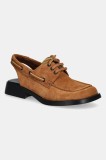 Camper pantof Dana femei, culoarea maro, cu toc plat, K201742-003