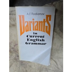 Variants in Current English Grammar - A.F. Rodionov