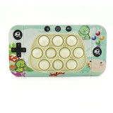 Jucarie interactiva tip consola pentru copii Cyrax, speed push whack-a-mole, joc de viteza pop it, material ABS/silicon, cu nivele, sunete si lumini,