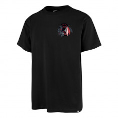 Chicago Blackhawks tricou de bărbați Backer 47 ECHO Tee black - M