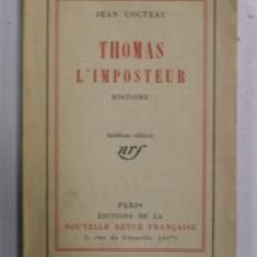 THOMAS L 'IMPOSTEUR - HISTORIE par JEAN COCTEAU , 1923