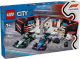 LEGO&reg; City - Garaj F1 cu masini Mercedes-AMG si Alpine (60444)