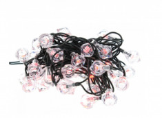 Ghirlanda luminoasa decorativa forma diamant WELL 40 LED-uri rosii foto