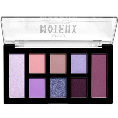 Paleta Fard Pleoape, NYX, Matchy Matchy Monochromatic Palette, 04 Lilac foto