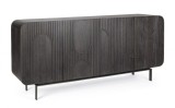 Cumpara ieftin Comoda 4 usi lemn mango negru Orissa 180x42x82 cm