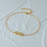 Cumpara ieftin Bratara din Argint 925 Placata cu Aur - Infinit Minimalist