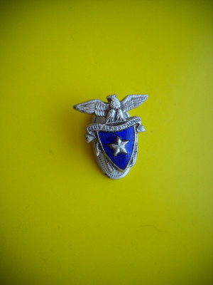 HOPCT INSIGNA VECHE ITALIA CLUB ALPINO ITALIANO -CU TALPA / METAL EMAIL [ 3 ] foto