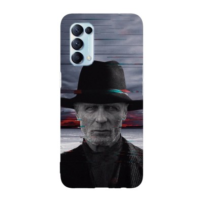 Husa compatibila cu Oppo A76, Viceversa, model The Man in Black Westworld, Silicon, TPU foto