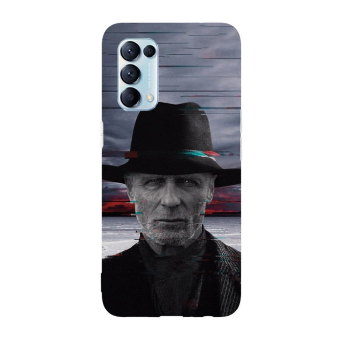 Husa compatibila cu Oppo A76, Viceversa, model The Man in Black Westworld, Silicon, TPU
