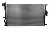 Radiator Dacia Duster 17-, motor: 1.5 dci, radiator auxiliar; iesire - conector rapid stanga, 650x395x16, OE, Aluminiu/ Plastic brazat, 214107273R
