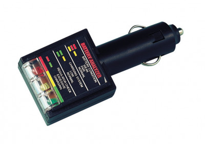 Tester stare si incarcare acumulator Lampa 12V Garage AutoRide foto