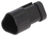 Conector Cablu-Cablu PX0 Tată PIN 3 Negru
