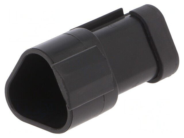Conector Cablu-Cablu PX0 Tată PIN 3 Negru