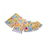 Punga cadou din hartie cu inchidere tip plic - Kinder, 23x33x4+6 cm