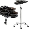 Asistent Coafor Mobil cu Roti Enzo, Inaltime Ajustabila 70-110cm, Masa Trepied Vopsire, Accesorii Salon Infrumusetare