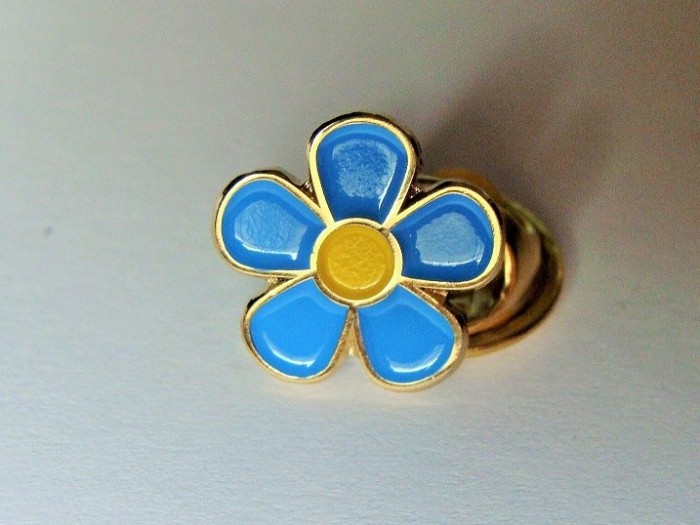 Pin masonic - Nu ma uita - 12,4 mm
