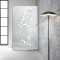 Paravan dus walk-in Aqua Roy INOX, model Dance alb, sticla 8 mm mata, securizata, anticalcar, 90x195 cm