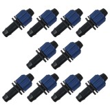 Cumpara ieftin Set 10 x Conector din plastic redus cu piulita pentru teava picurare, Nr-7465, 16 x 17 mm