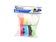 Set 9 bureti polish 80 mm Geko G00882