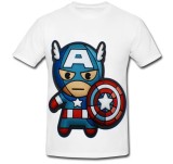 Tricou &quot; Captain America - avengers kawaii &quot;