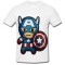 Tricou &quot; Captain America - avengers kawaii &quot;