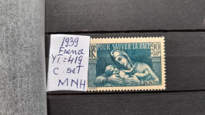 1939-Franta-YT419 - MNH foto