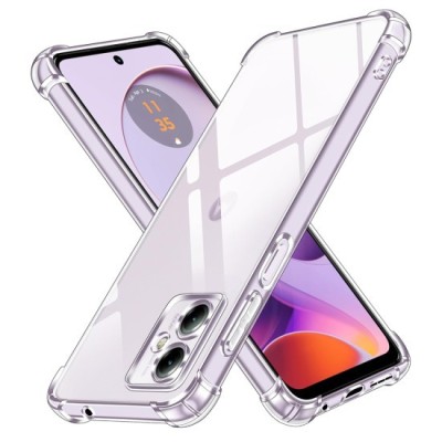 Husa pentru Motorola Moto G14 - Techsuit Shockproof Clear Silicone - Clear foto