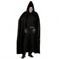 Pelerina cu gluga pentru costum Halloween, model unisex, 142 cm, negru foto