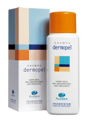 Sampon matreata uscata, alopecie Dermopel Tricosystem Rueber 220 ml foto