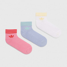 adidas Originals șosete 3-pack culoarea alb IT5523