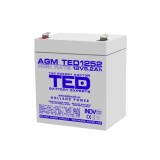 TED Electric acumulator plumb-acid AGM VRLA 12V 5.2Ah