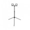 Proiectoare led pe stativ, IP65, 2 x 20 W, 2 x 1900 lm, Aluminiu