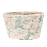 Cumpara ieftin Ghiveci flori teracota bej verde 25x16x15 cm