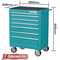 TOTAL - DULAP PENTRU SCULE CU 7 SERTARE 680*458*802mm PowerTool TopQuality