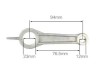 Biela cap compresor de aer aluminiu - 12x23x77mm CH016