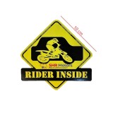 Sticker &amp;quot;Rider Inside&amp;quot; enduro