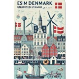 eSIM Denmark, Unlimited Standard, 30 Days