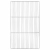 Gratar gradina vidaXL Argintiu 67x40cm Inox, portabil, exterior, rezistent rugina