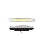 Lumini auto de zi 12V 2x 3W COB 600lm 6000K 190x30x45mm REBEL
